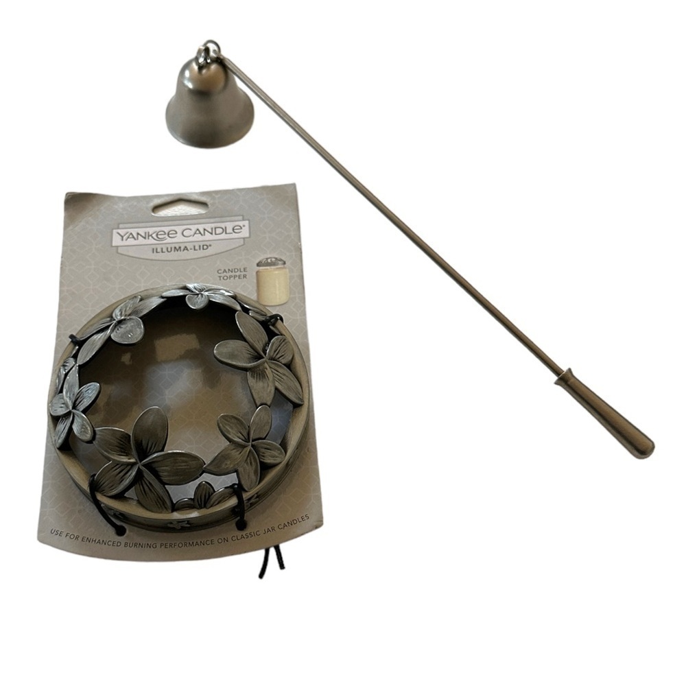 Yankee Candle Illuma Lid and Candle Snuffer Set